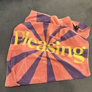 Pleasing Pink and Purple Beach Towel